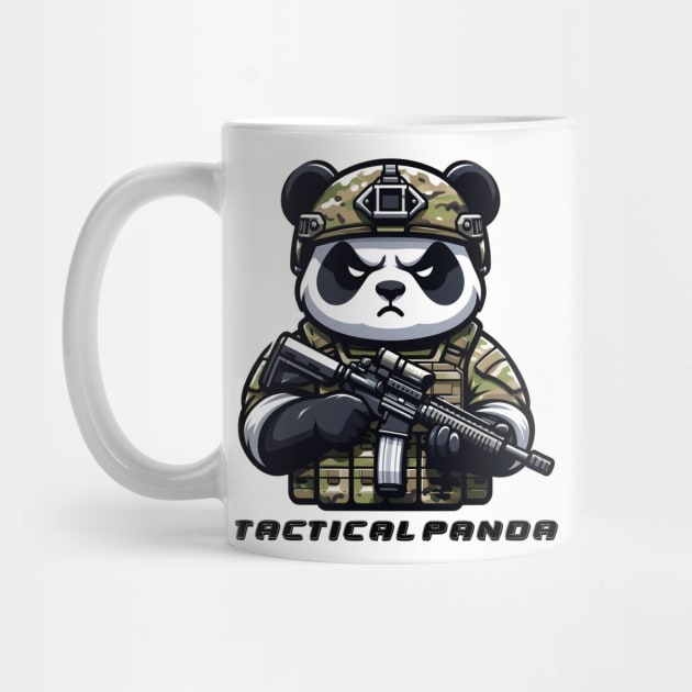 Tactical Panda by Rawlifegraphic